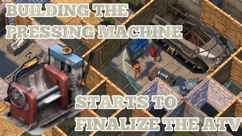 pressing machine last day on earth|Building the Pressing Machine .